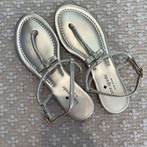 Kate Spade gold sandals
